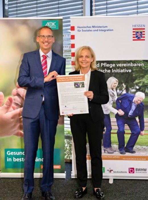 Rosemarie Sch&ouml;ler Charta Verleihung Beruf und Pflege Finanzbuchhaltung